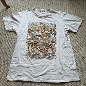 Altar’d State Tshirt Top Size Medium Cream Off White Casual Comfy Relaxed